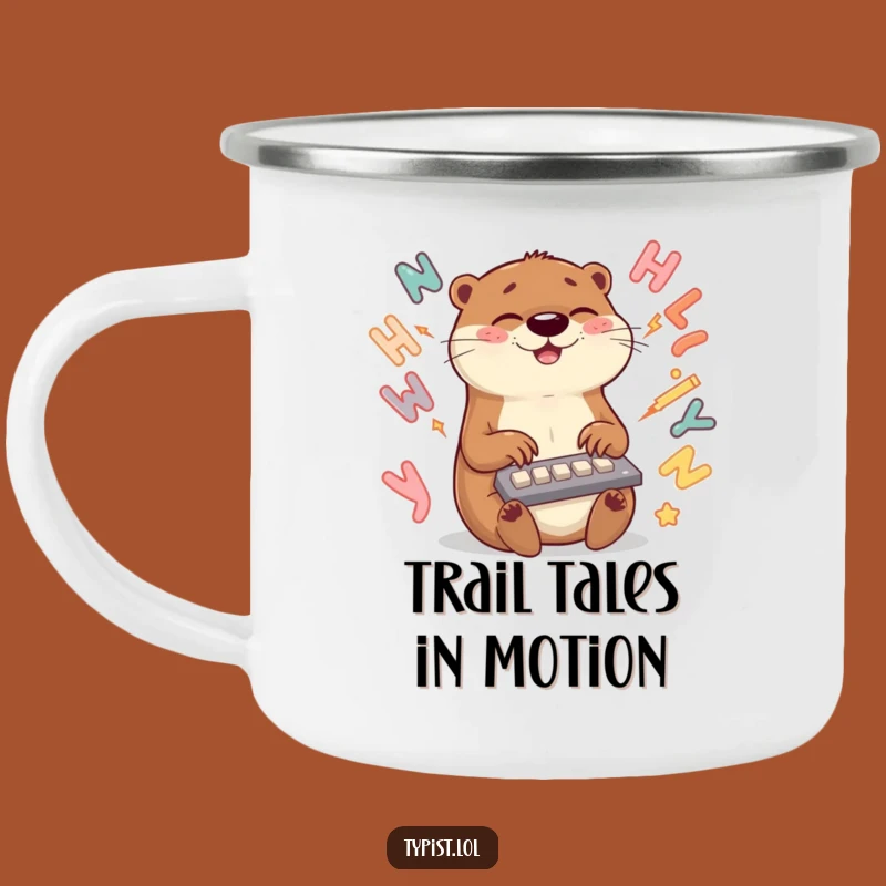 Funny Otter Camping Mug: Hilarious Outdoor Companion for Your Adventures