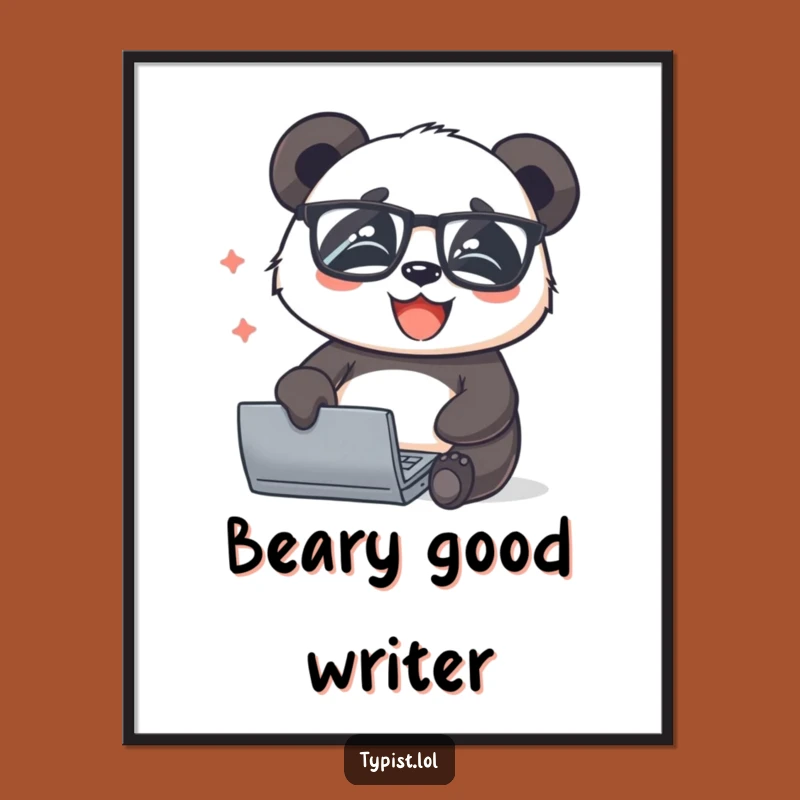 Funny Panda Digital Art: Bring Intellectual Whimsy to Your Walls