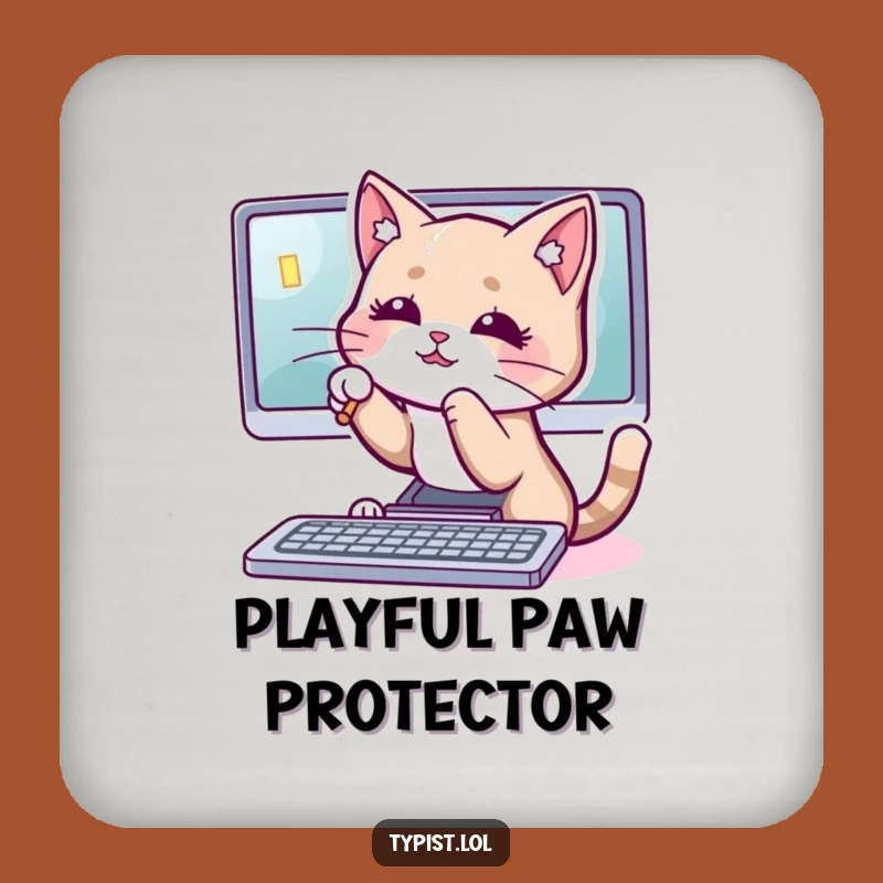 Funny Cat Coaster: Hilarious Protector for Your Drinks