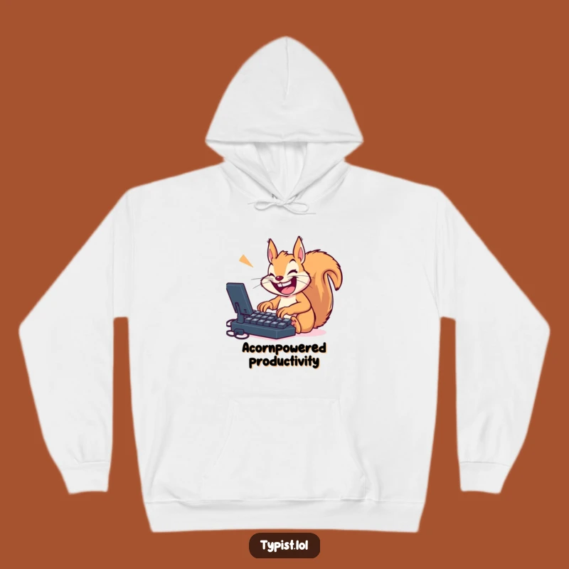 Funny Squirrel Hoodie: Stay Cozy While You Conquer Your Keyboard
