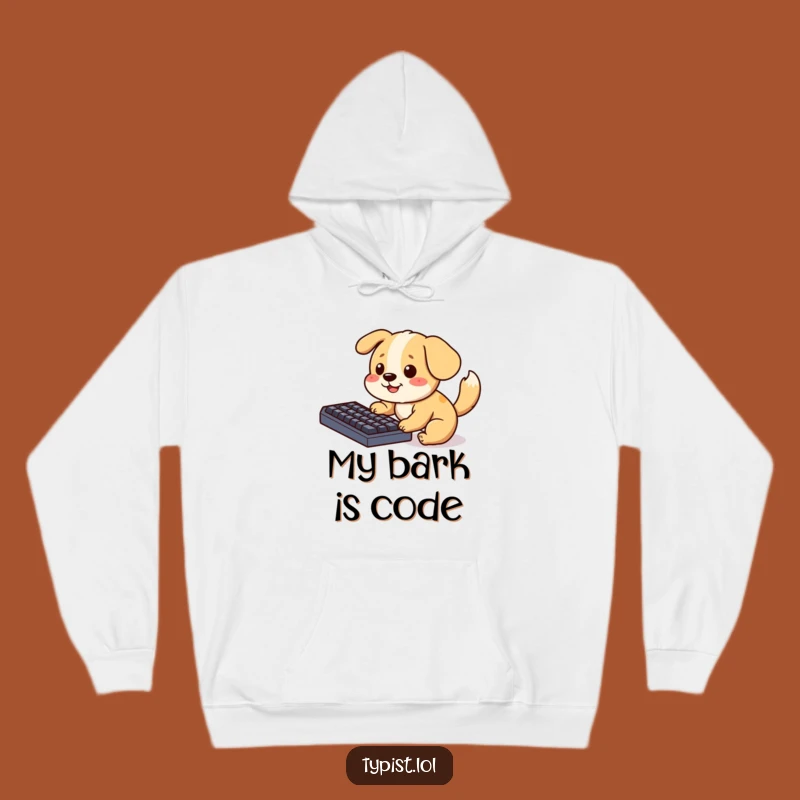 Funny Dog Keyboard Hoodie: Cozy and Playful Pup Gear for Dog Lovers