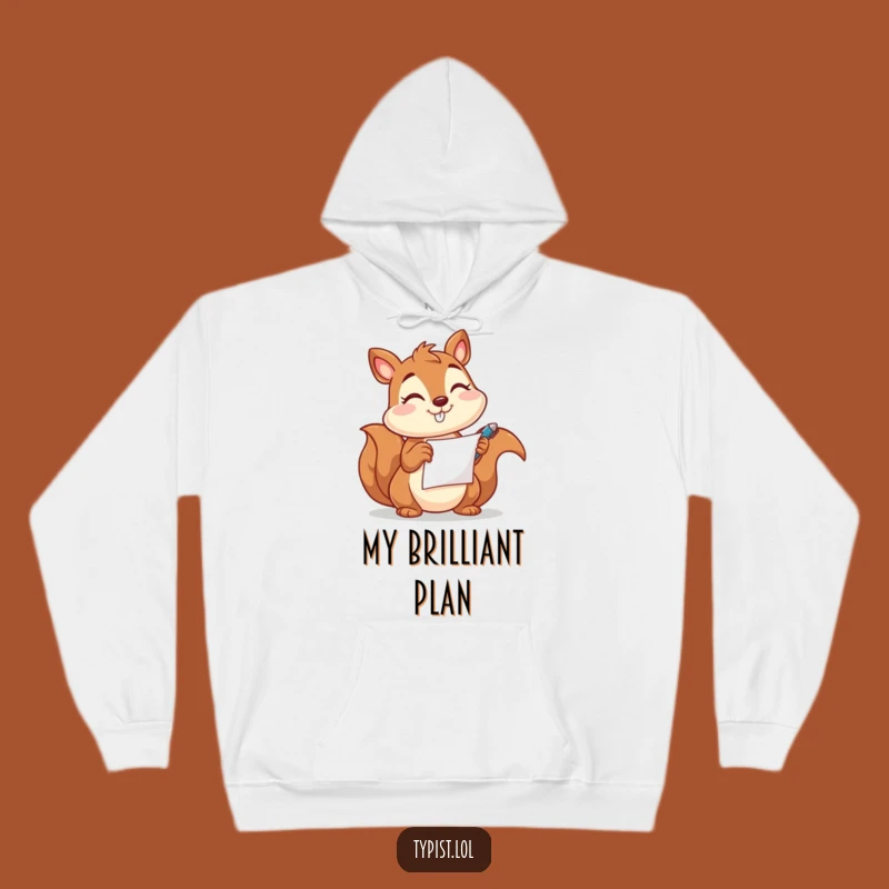Cozy Funny Squirrel Pen Hoodie: Warm Up Your Creative Ideas Gift