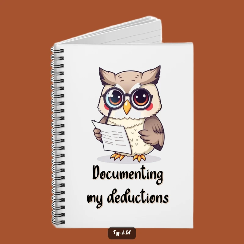 Funny Owl Monocle Notebook: Jot Down Ideas with Smart Humor - Perfect Funny Gift