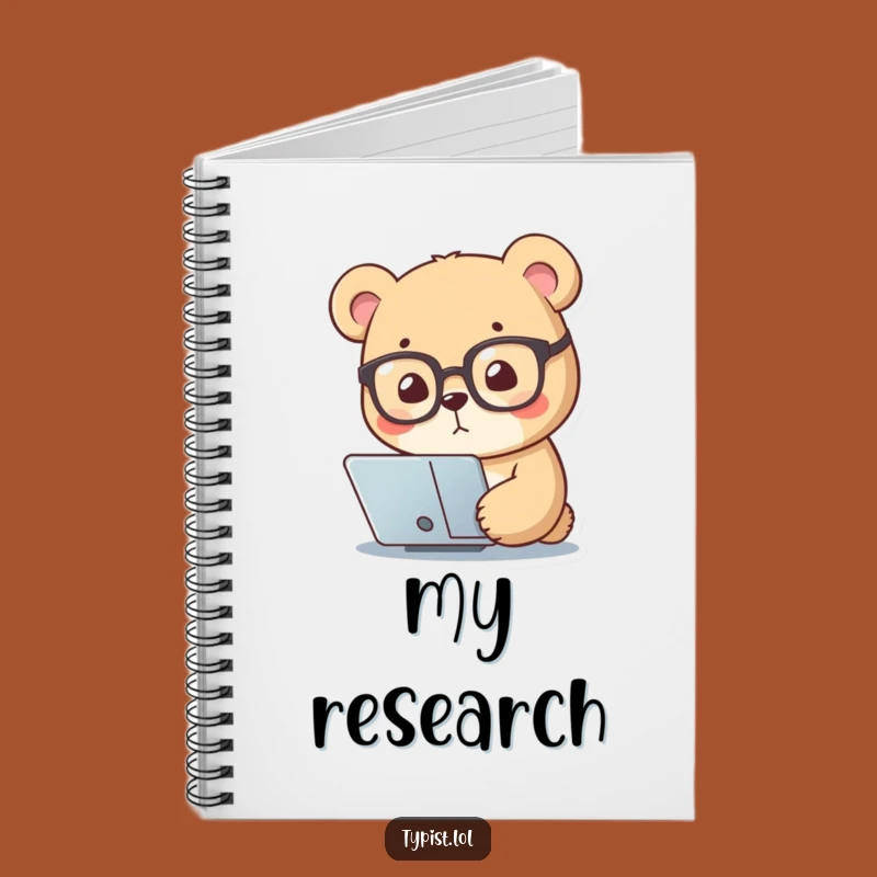 Funny Bear Reading Glasses Notebook: Hilarious Journal for Smart Ideas