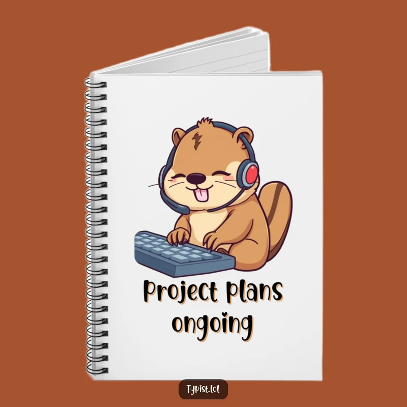 Funny Beaver Task Journal: Busy Pages for Your Projects