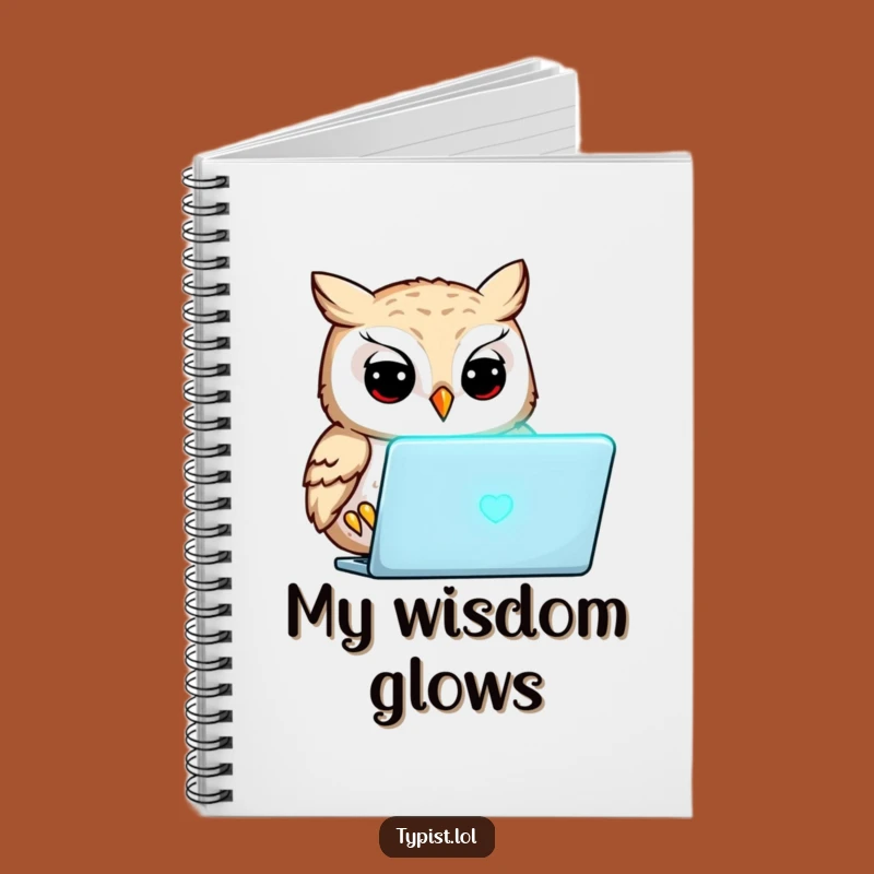 Funny Focused Owl Notebook: Capture Your Bright Ideas with This Scholarly Design