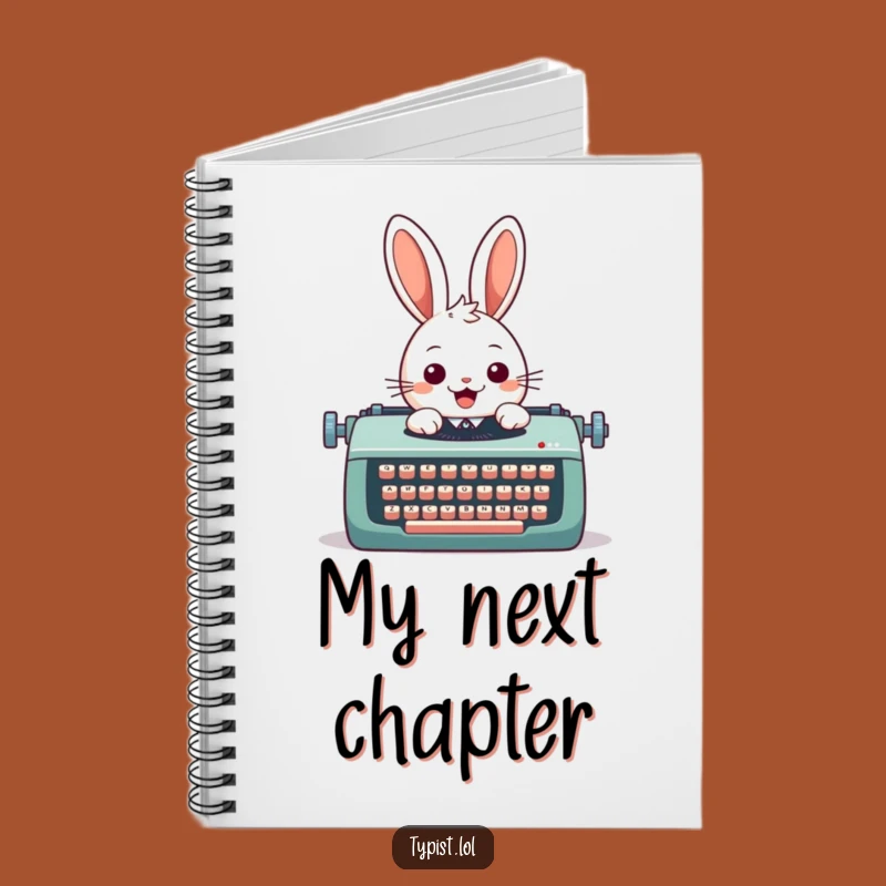 Funny Rabbit Typewriter Notebook: Hilarious Journal for Aspiring Authors